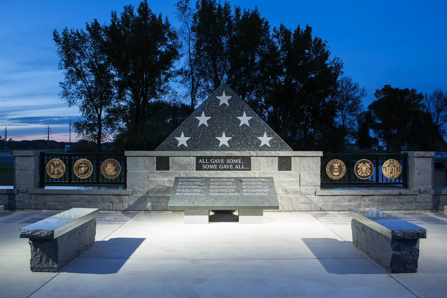 Farmington Veterans Memorial Stone Build 02