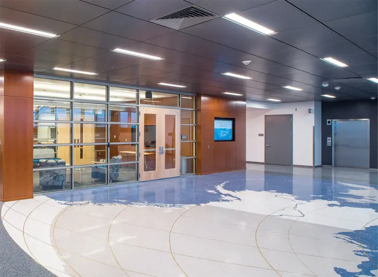 University of Fairbanks Full Terrazzo Floor