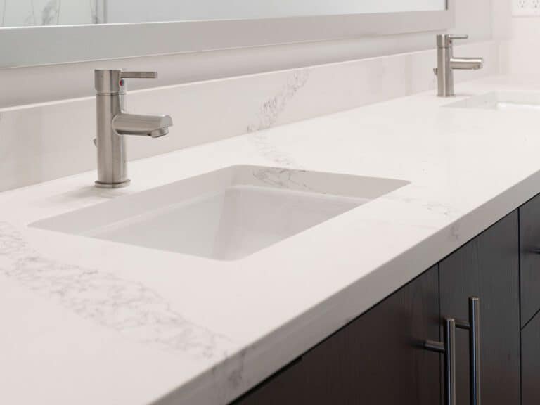 Max Apartments Quartz bathroom counter tops